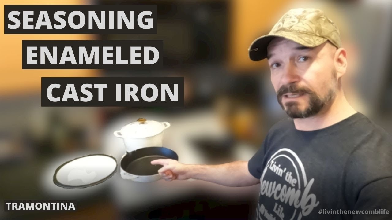 SEASONING ENAMELED CAST IRON - TRAMONTINA      #57