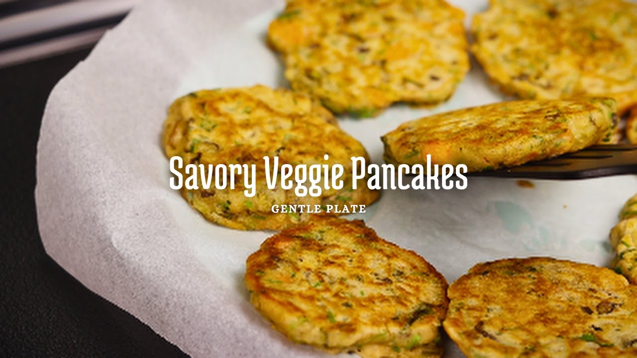 SAVORY VEGETABLE PANCAKES | Simple Vegetarian and Vegan Recipes