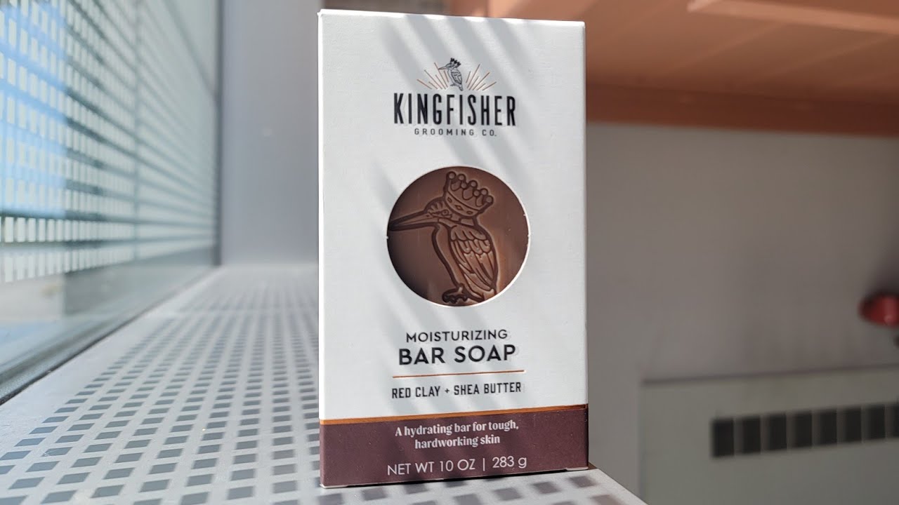 Kingfisher grooming Co  red clay bar soap review.