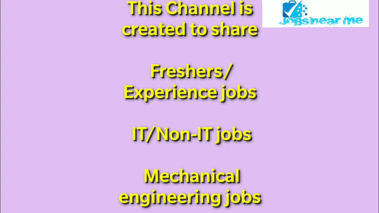 Diploma mechanical freshers jobs #jobsnearme #diplomajobs