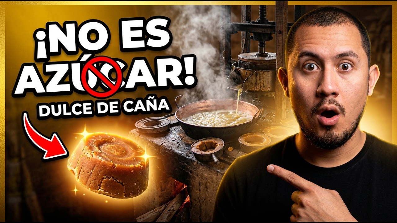 ¡ESTO NO ES AZÚCAR! 🚫 El Verdadero DULCE de CAÑA de Guatemala (Receta Ancestral)