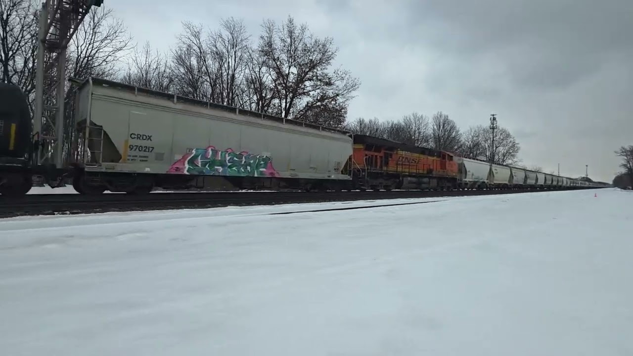 Solo BNSF manifest in Chesterton Indiana! 2-2-26