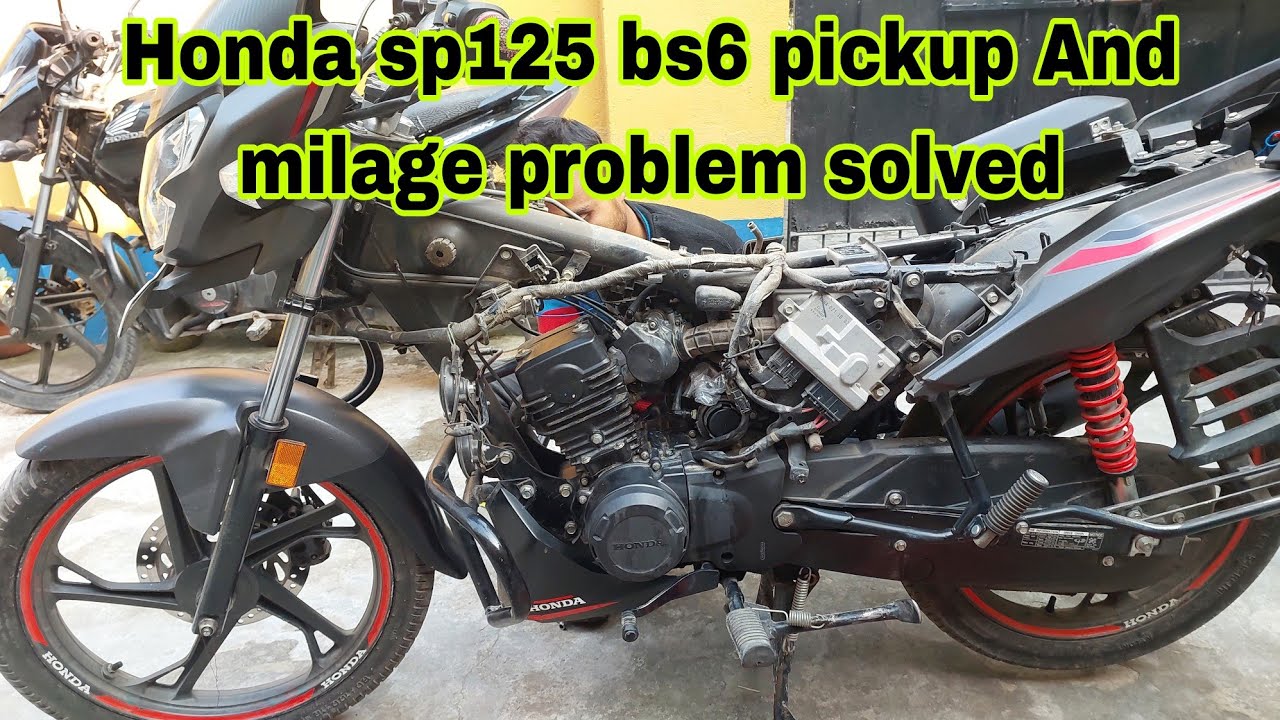 Honda Sp125 bs6 pickup and milage problem solved | full details video