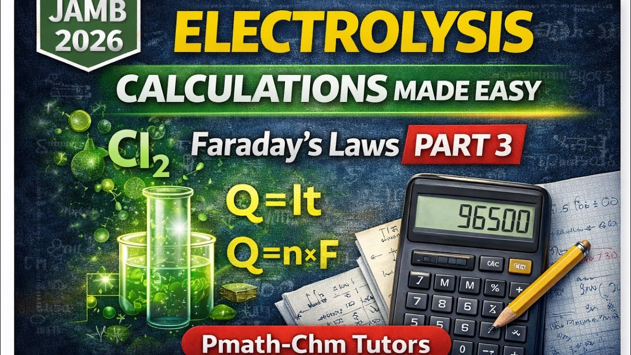 #ELECTROLYSIS 3 (Faraday's Laws of Electrolysis)