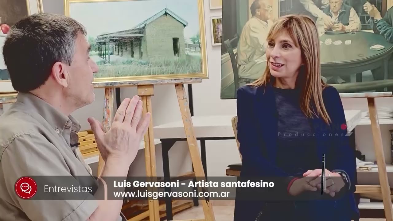LUIS GERVASONI,  el arte santafecino en primera persona