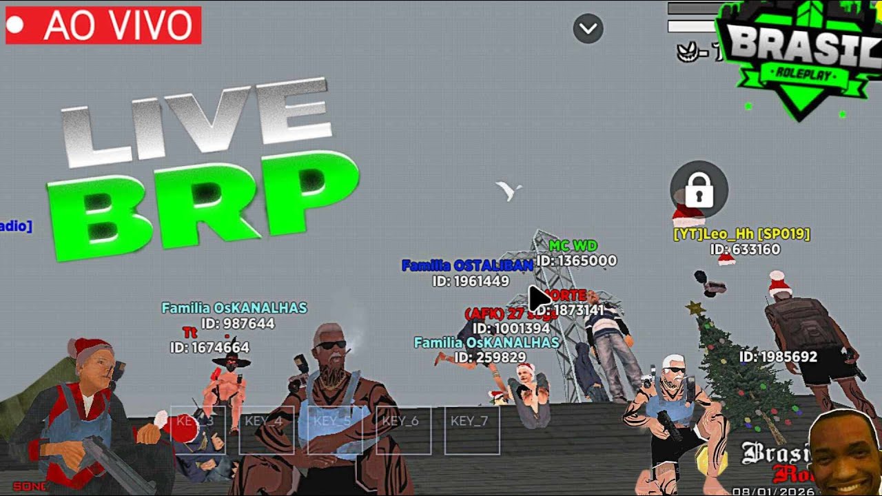 LIVE ON 🔴 BORA Q BORA 🔴 BRASIL ROLEPLAY #reduto