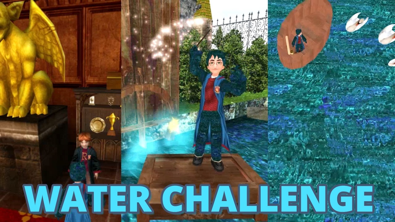 HARRYS BIGGEST ADVENTURE! - WATER CHALLENGE Harry Potter 2 PC Custom Map Walkthrough