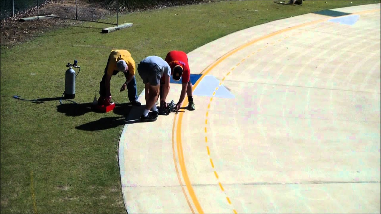 Control line pulse jet speed flight