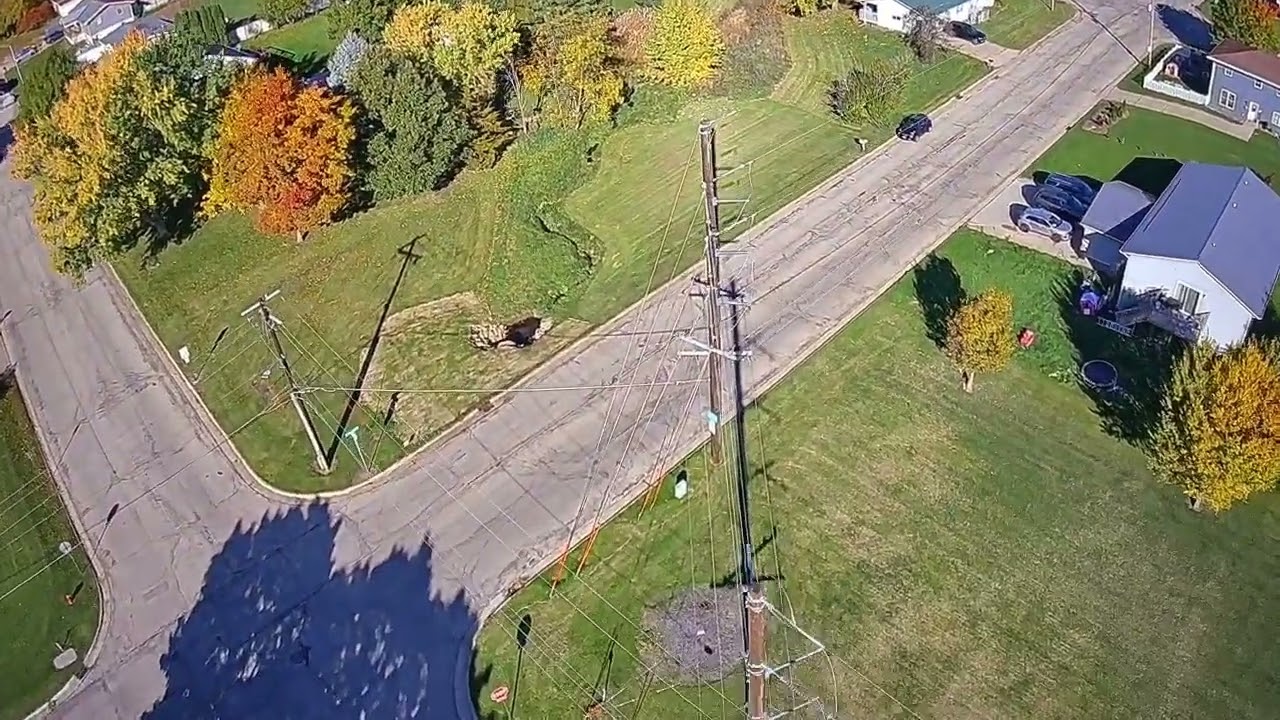 Fall colors in Dodgeville Wisconsin with drone DS360S.