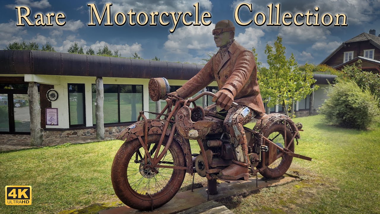 Rare Motorcycle Collection | Tel&scaron;iai, Lithuania 🇱🇹 Walking Tour 4K