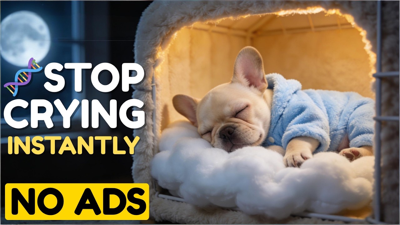 Stop Frenchie Puppy Crying in Crate 🔴 Science Dog Sleep Music (432Hz, 174Hz, Brown Noise) 12H 2026