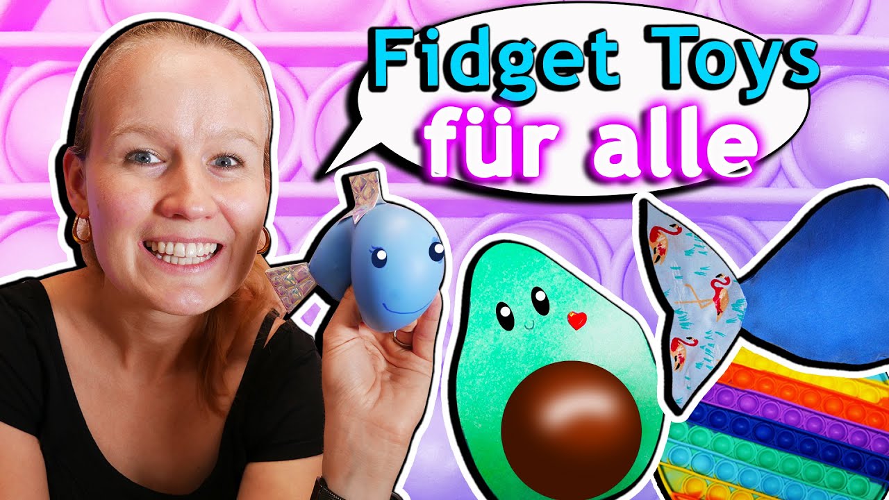 1 TAG FREUNDE MIT SÜßEN DIY FIDGET TOYS ÜBERRASCHEN Kathi bastelt coole Fidget Toys für die Crew