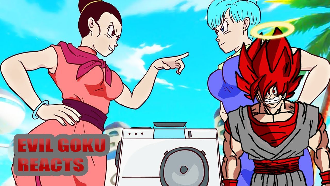Evil Goku Reacts To Bulma vs Chi Chi RAP BATTLE!