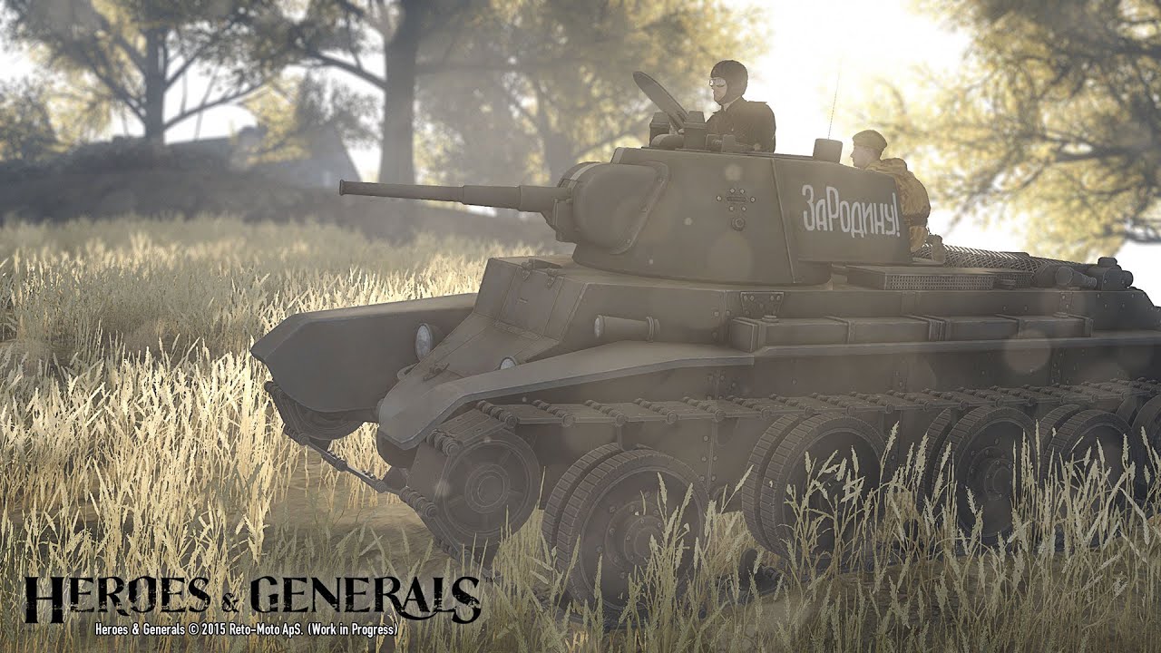 Heroes & Generals BT-7 tank gameplay 2022 | 10 tank kills battle | July 2022