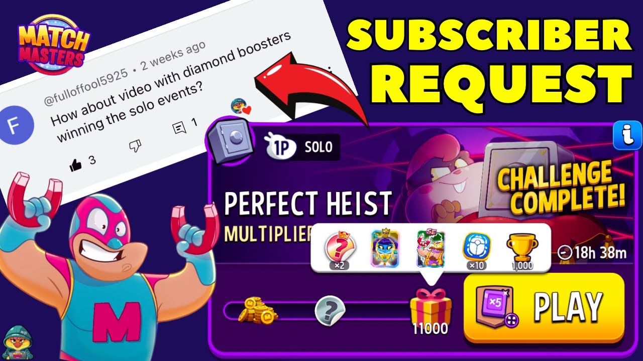 SUBSCRIBER REQUEST | Multiplier Madness + Super Sized Perfect Heist 11000 points | Solo Challenge