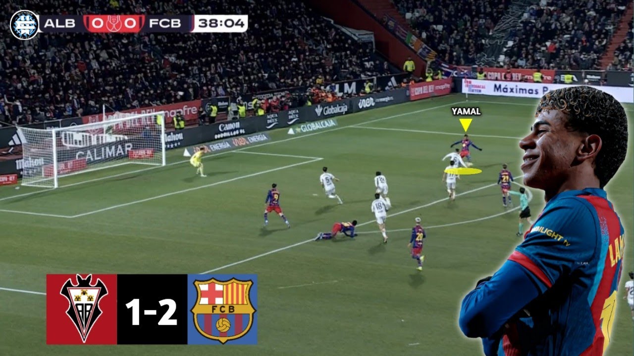 🤯 Lamine Yamal ne s’arrête plus… (Albacete 1-2 Barça)