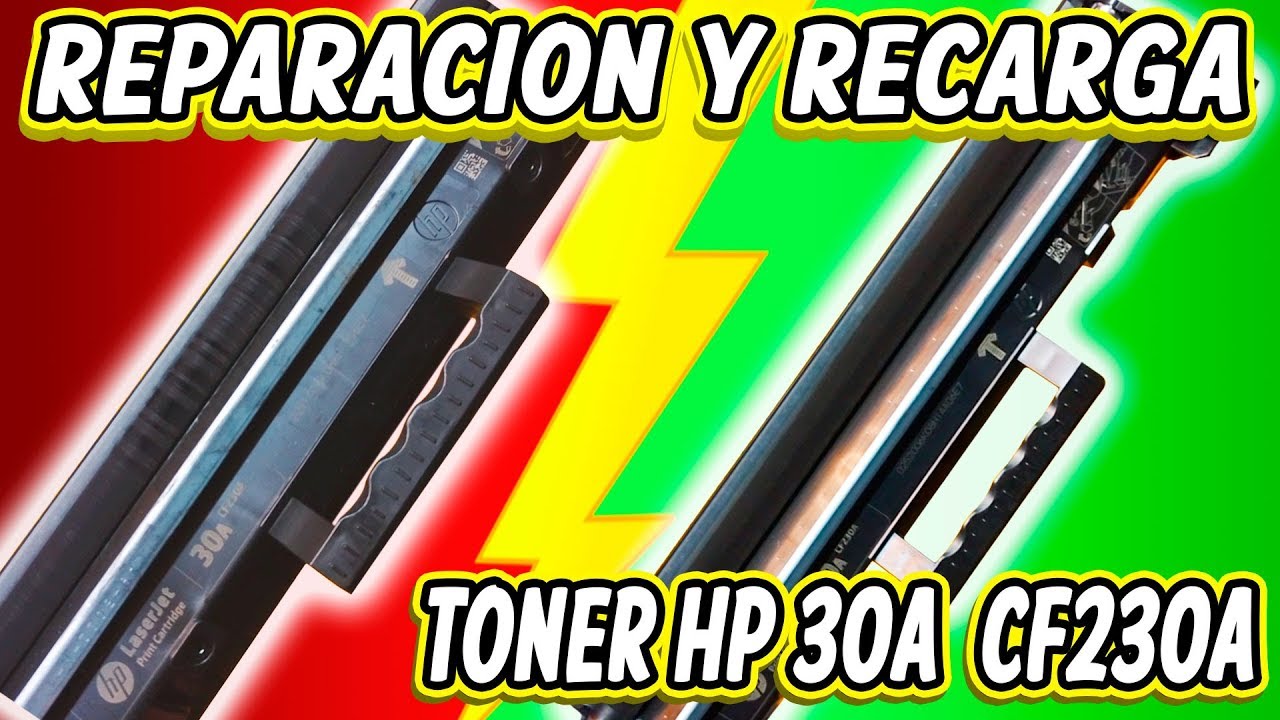 REPARACIÓN PARA CARGA INCORRECTA EN RODILLO DE TONER HP 30A CF 230A
