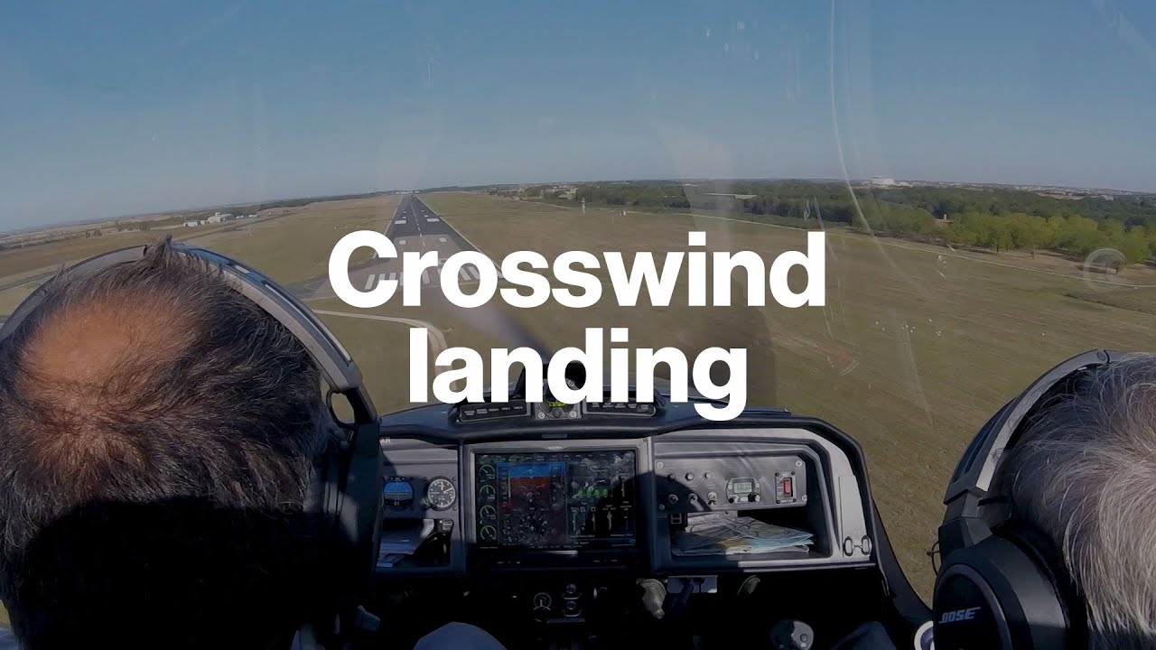 Crosswind landing