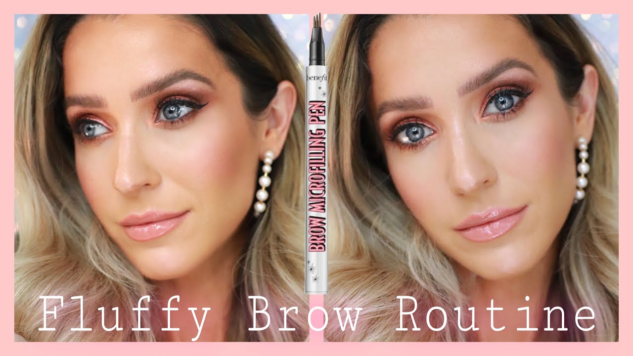 NEW BENEFIT BROW MICROFILLING PEN! MY CURRENT EYEBROW ROUTINE 2020