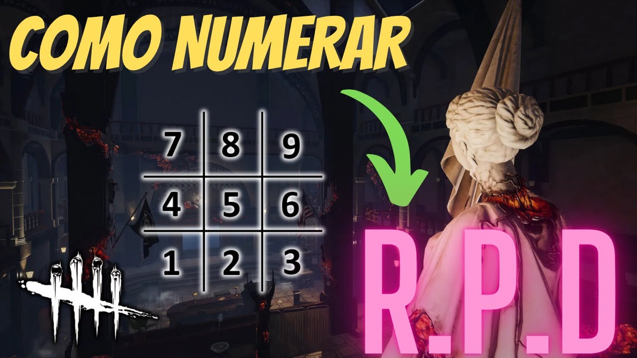 COMO NUMERAR O MAPA RPD ALA OESTE NO DBD - Dead by Daylight