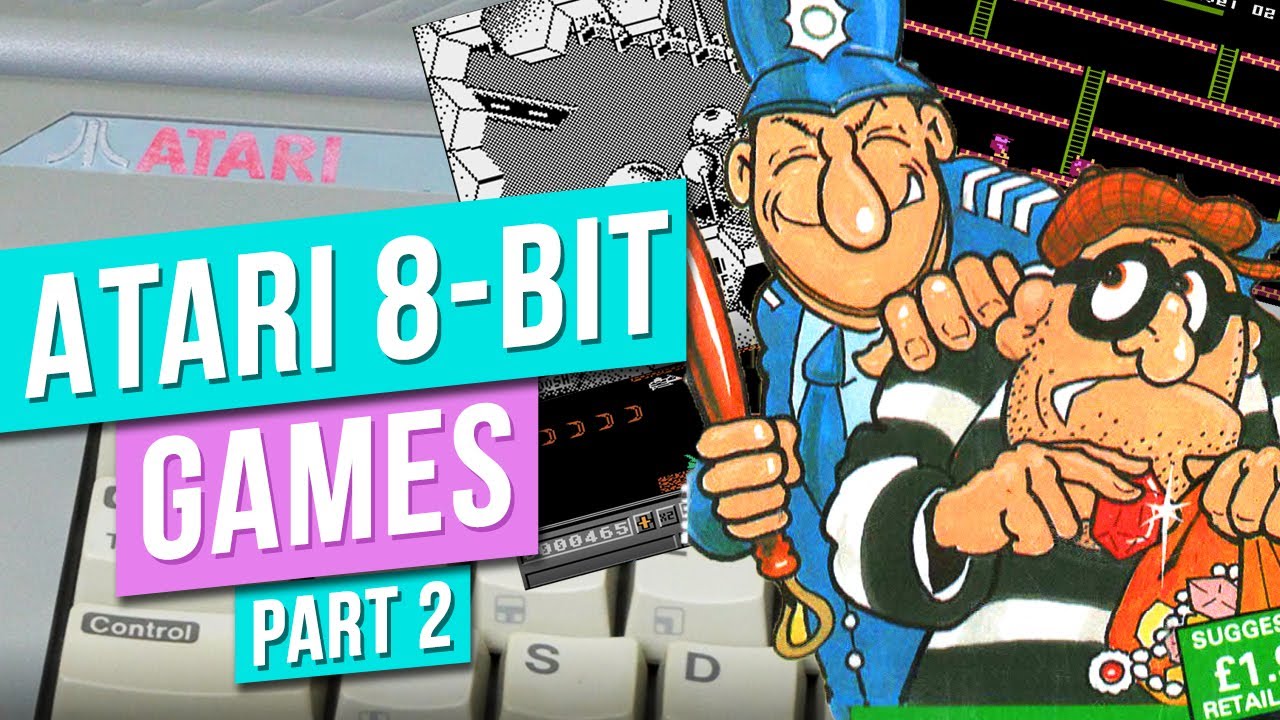 ATARI 8-BIT GAMES PT2 | More Of The Atari 8-Bit Games I Had In The 80s  | Atari 65XE, 130XE, 800XL