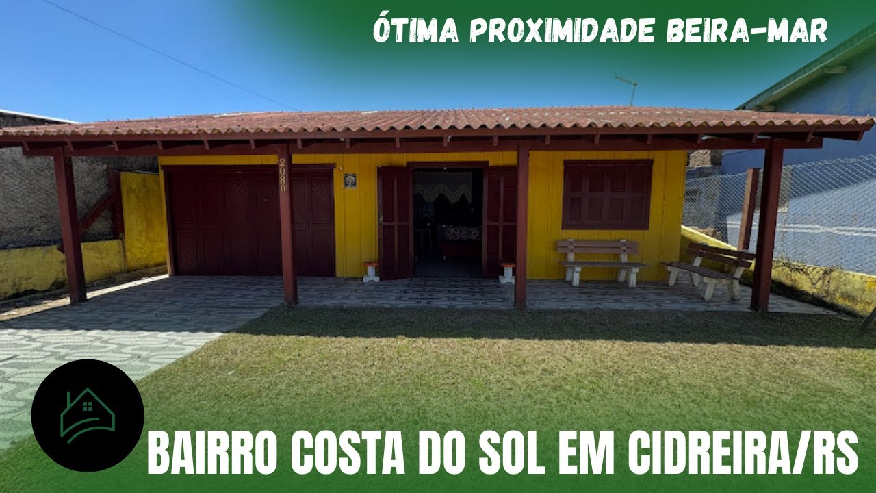 R$ 140.000,00 - Casa para Venda no Bairro Costa do sol em Cidreira/RS