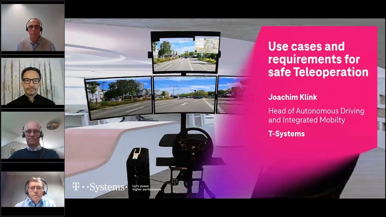 Teleoperated driving or technical supervision? | Webinar | T-Systems