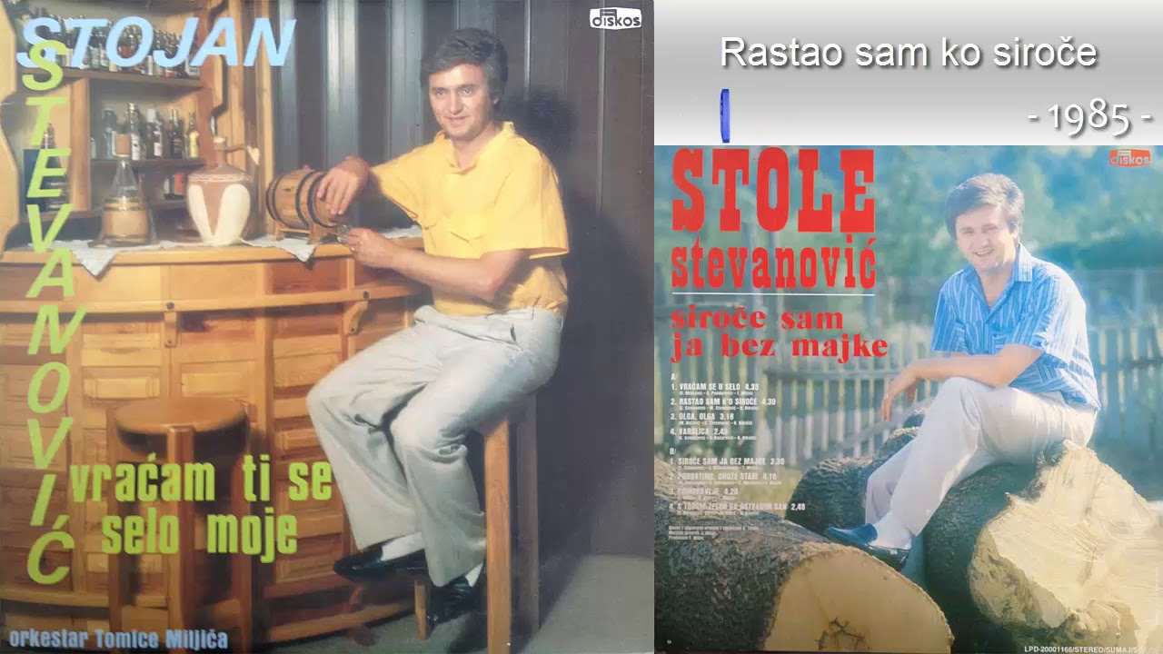 Stojan Stevanovic Stole - Rastao sam ko siroce - (Audio 1985)