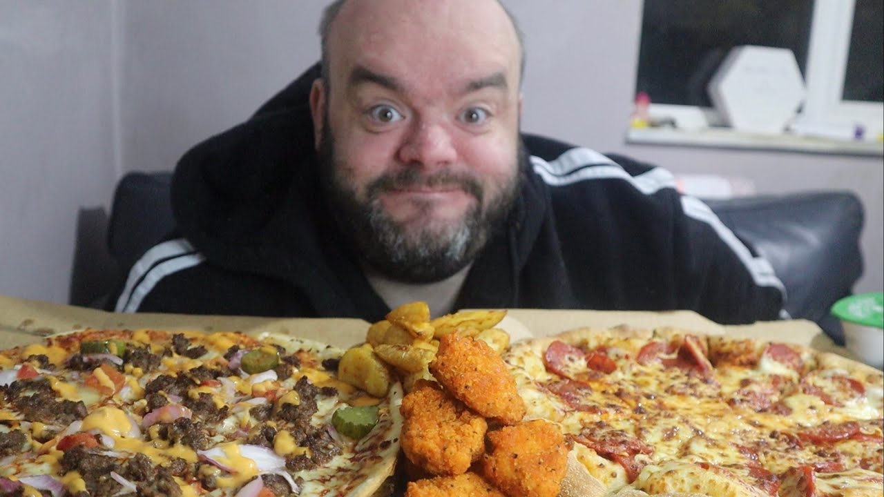 Subscriber chosen dominos pizza uk mukbang