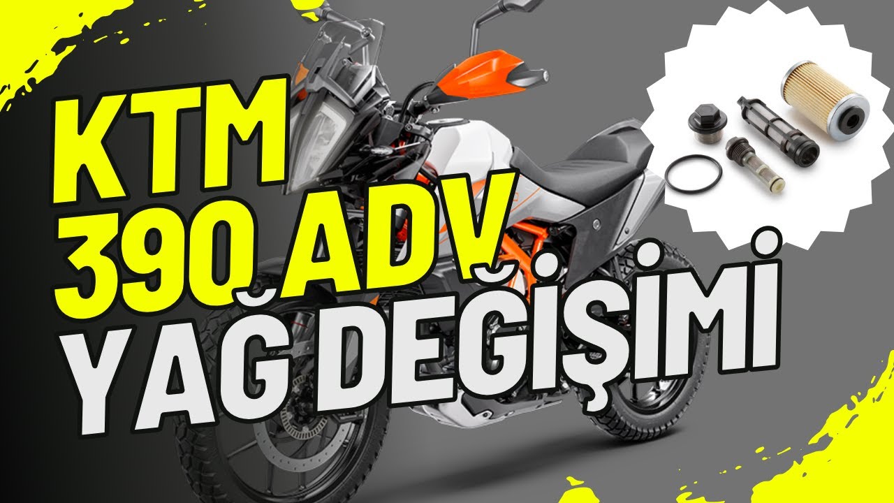 KTM 390 ADVENTURE YAĞ VE FİLTRE DEĞİŞİMİ