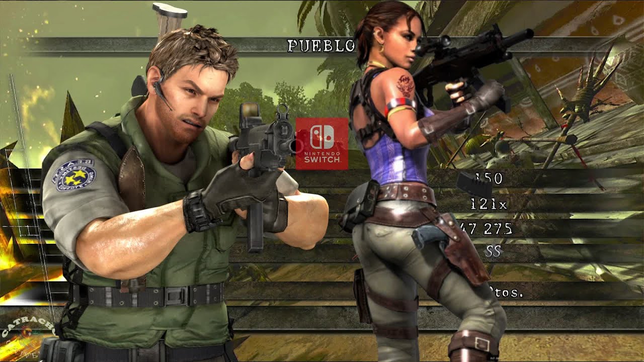 El pueblo (447,275) | Sheva Alomar (B.S.A.A) & Chris Redfield (S.T.A.R.S) | RE5 | NS