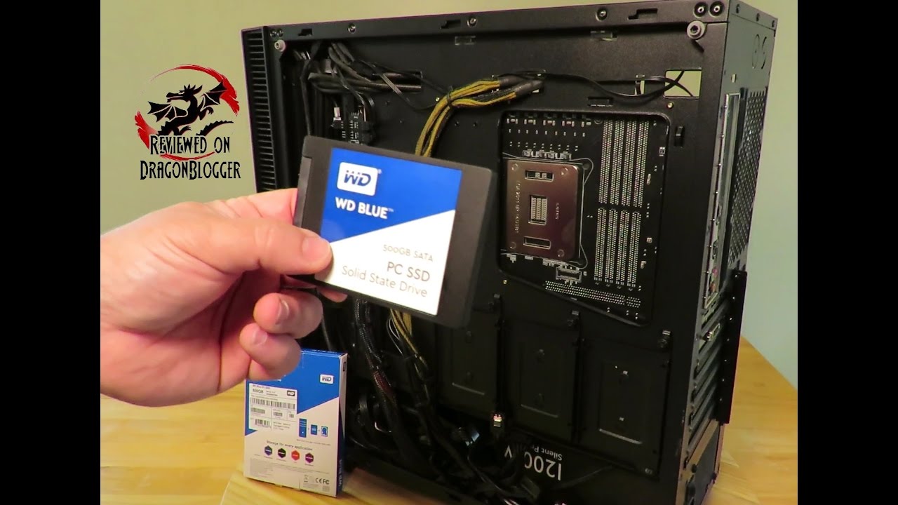 Как установить твердотельный накопитель WD Blue 500 ГБ в компьютер #WDBlueSSD