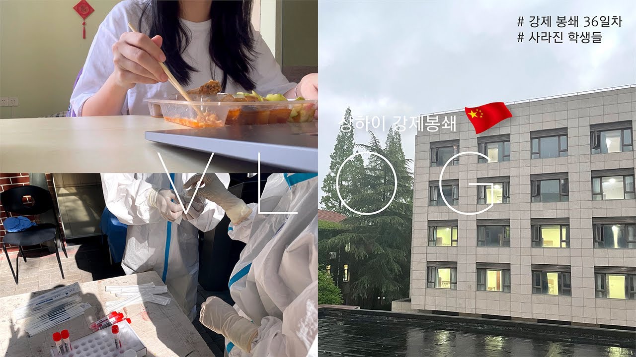 상하이 무기한 강제봉쇄 VLOG 2탄 🇨🇳 l 36일째 봉쇄중 l 사라진 학생들 l 도시전체 봉쇄 l SHANGHAI LOCK DOWN l 격리식단 l 하루세번 코로나검사