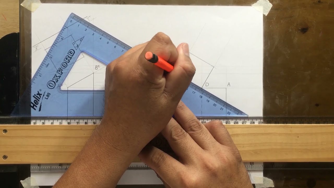 Surface Development for a Rectangular Based Prism