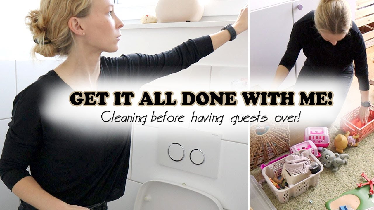 extreme CLEANING MOTIVATION // cleaning my house before having company over // baking nut corners