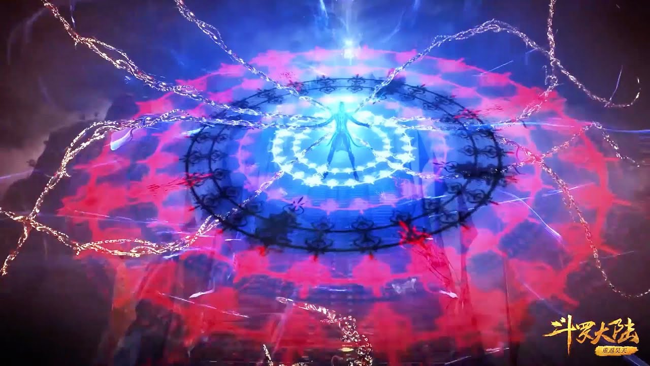 ❤️‍🔥唐三火力全开接受神赐魂环考研！十万年级别蓝银真身笼罩海神岛！蓝银领域进化！【斗罗大陆 Soul Land】