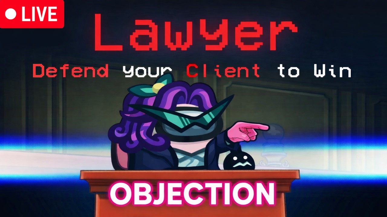 🔴 LIVE - Part 2 of My Among Us Lawyer Challenge! 👩🏼‍⚖️🏛️ Spin The Wheel, Defend my Client! 💼🤝