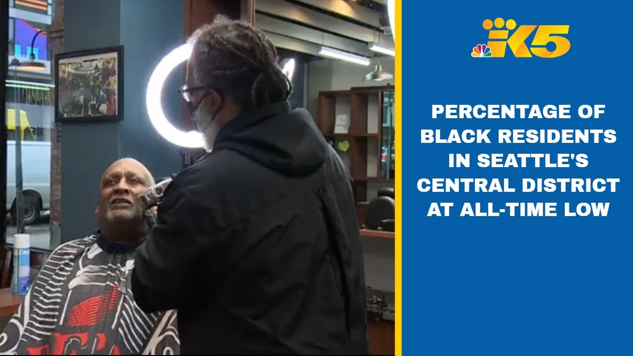Percentage of Black residents in Seattle's Central District at an all-time low