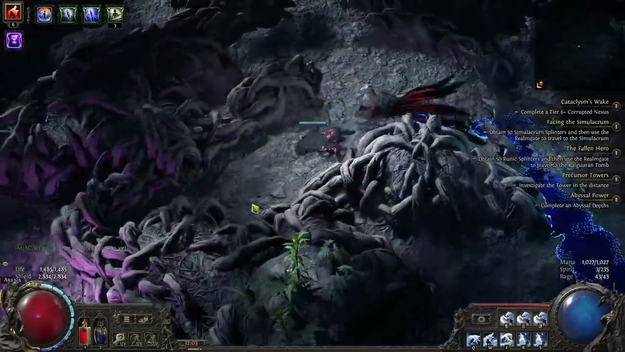 BOSS FIGHT! THE KING IN THE MISTS T4 MAX ~ Shaman ICE Lightning Lunar Wolf Freeze Build PoE2 #FotV