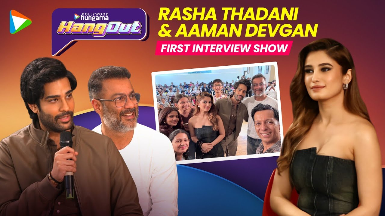 Rasha Thadani, Aaman Devgan & Abhishek Kapoor on Bollywood Hungama’s Hangout | Azaad