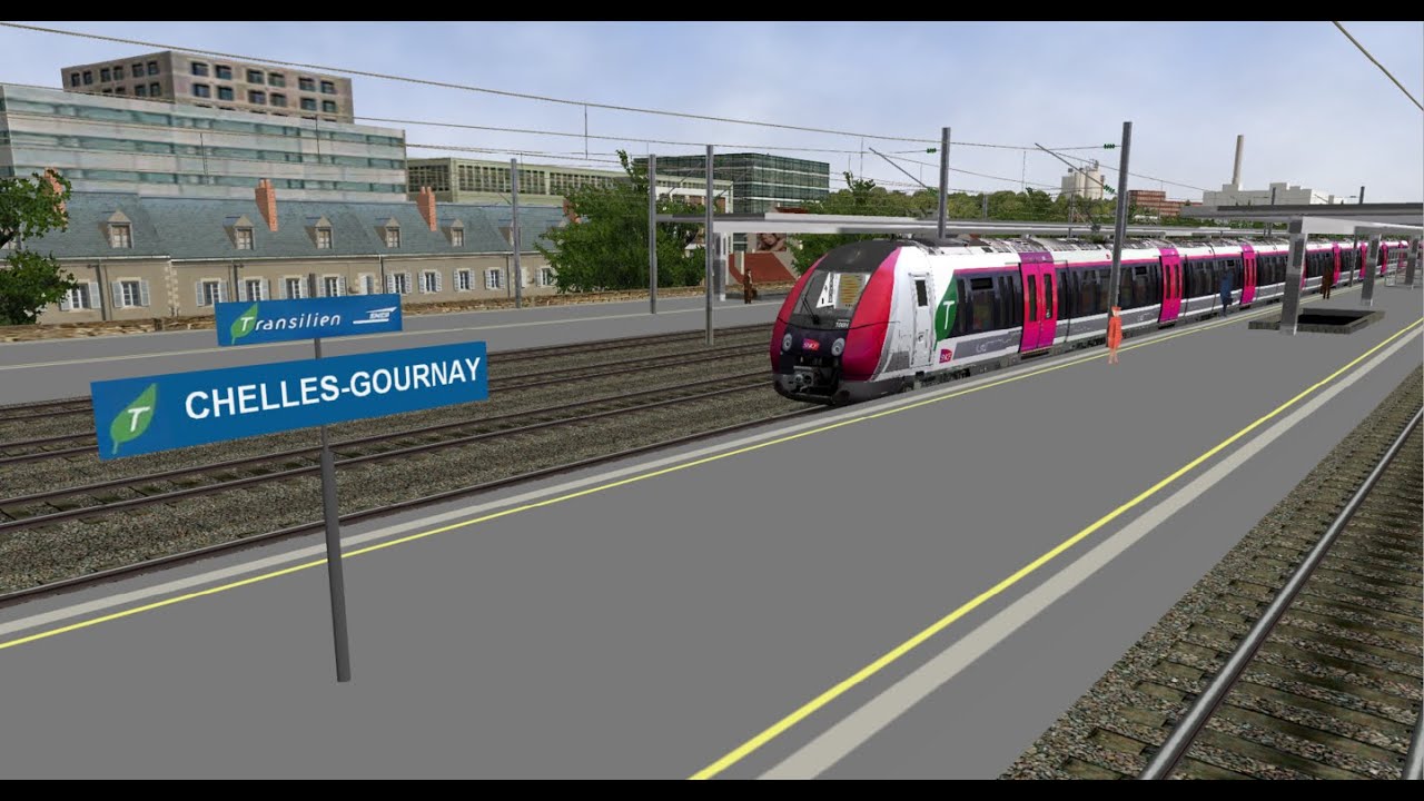 Open Rails RER E HOCI Chelles Gournay - Haussmann Saint Lazare