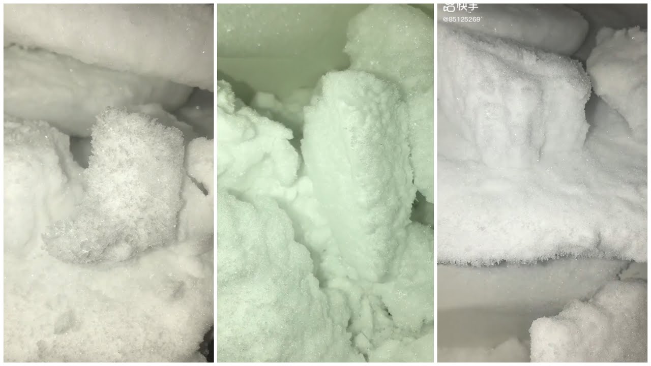 EP. 33 FREEZER FROST | EATING ICE .asmr iceeating #freezerfrost #iceeating