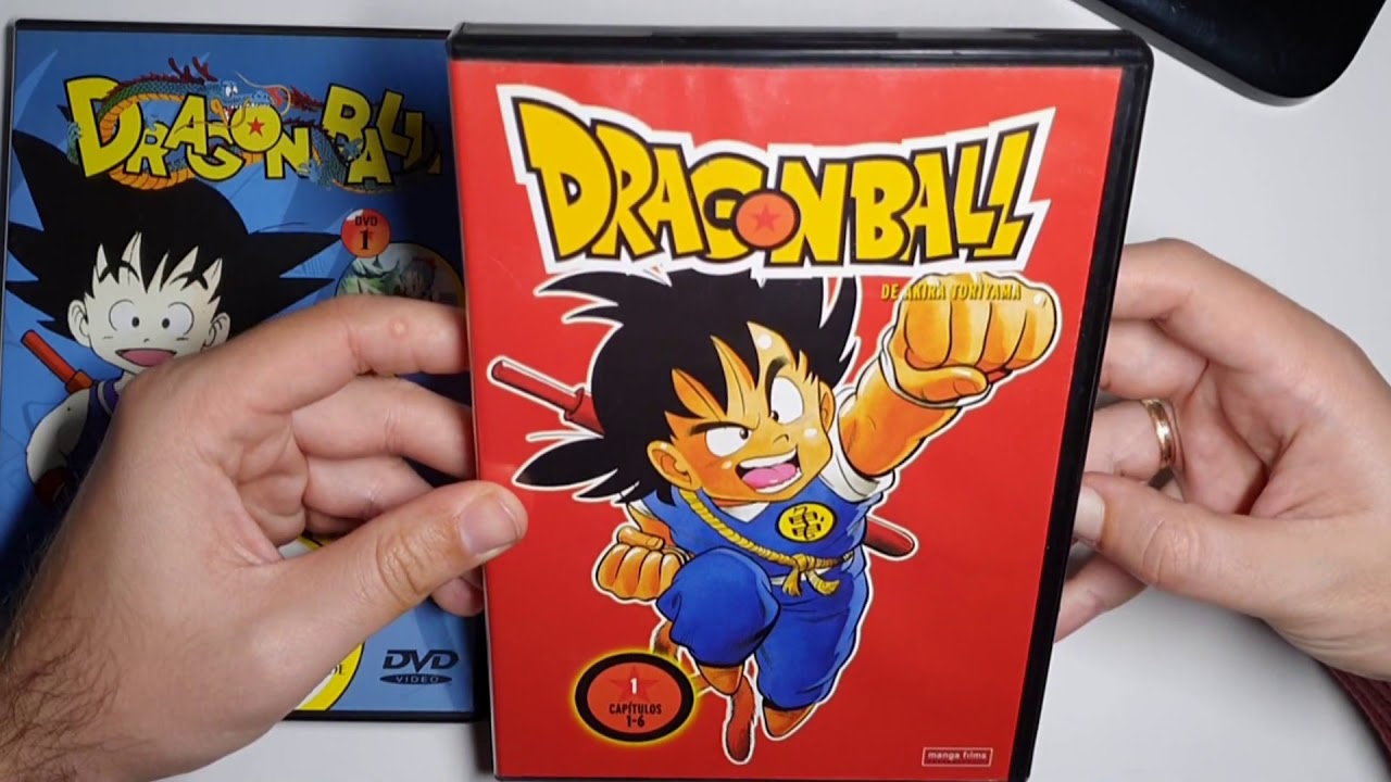 Las primeras ediciones en DVD de Dragon Ball