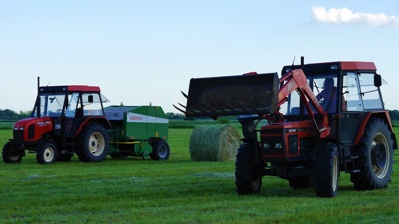 ✩ Sianokosy 2021 z Zetorami ✩ Zetor 7340 ✩ Zetor 3320 ✩ Sipma ✩