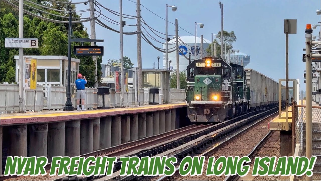 30 Minutes of STRICTLY New York & Atlantic Freight Trains!