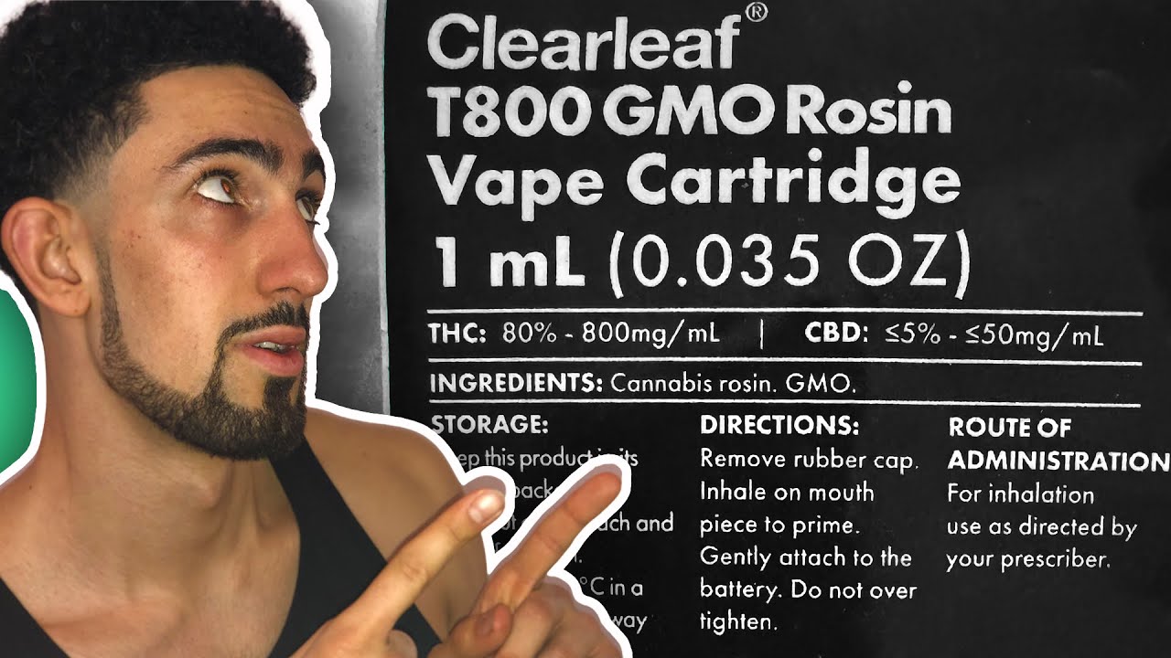 80% THC Rosin GMO Vape Cart Review (UK Medical)