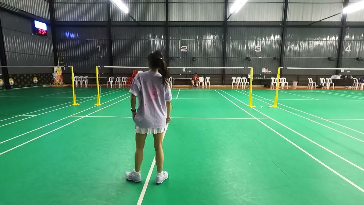 [ตีแบด🏸] เฟรม,มิก VS ป๊อก,Victor & ...... (07/03/69)