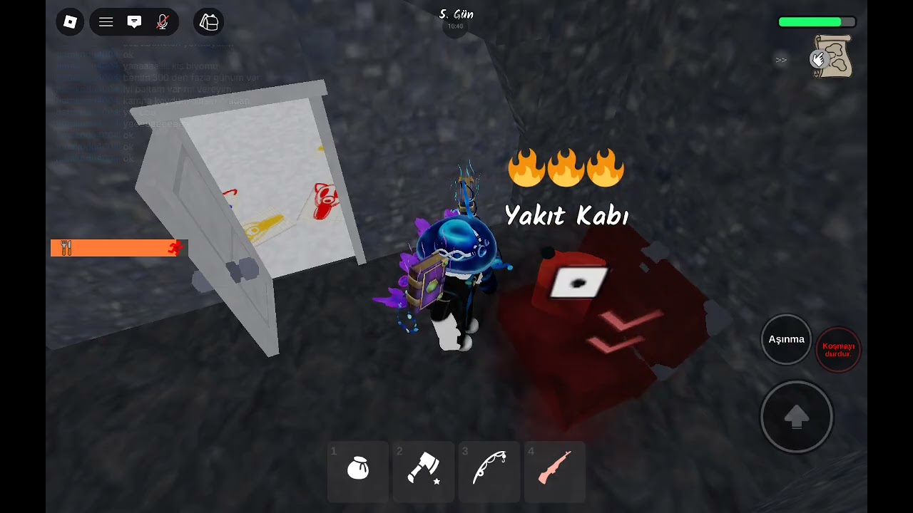 Agam ile birlikte roblox da ormanda 99 oynuyoruz 😀