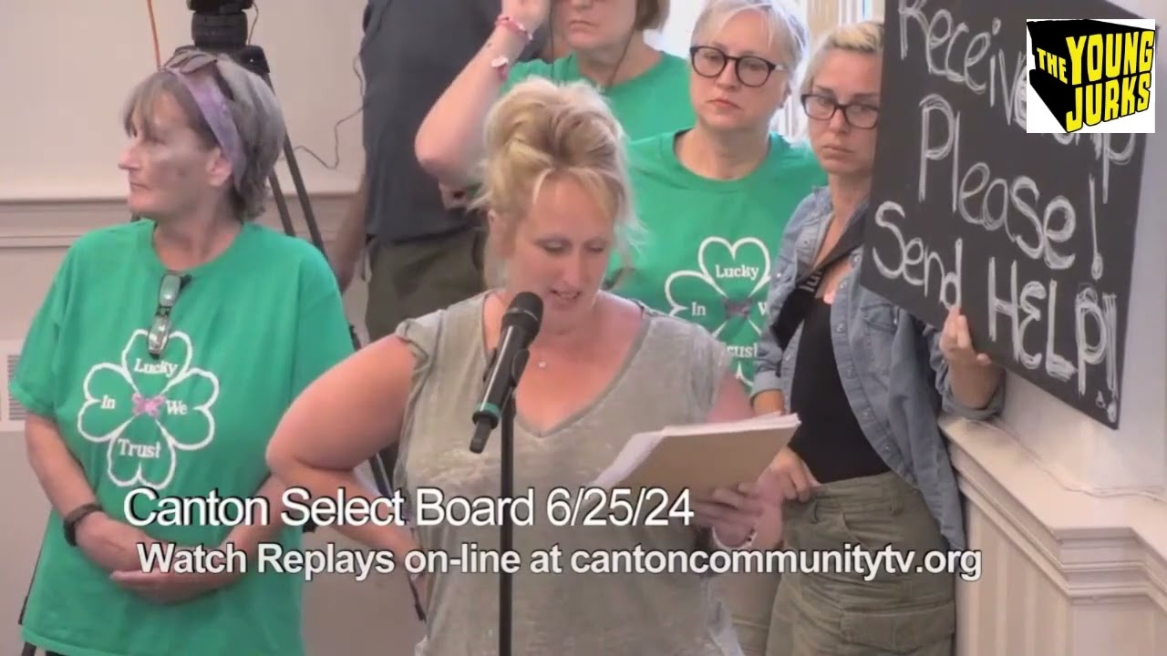 Canton Select Board, 6/25/2024, Be like Lucky Public Comment
