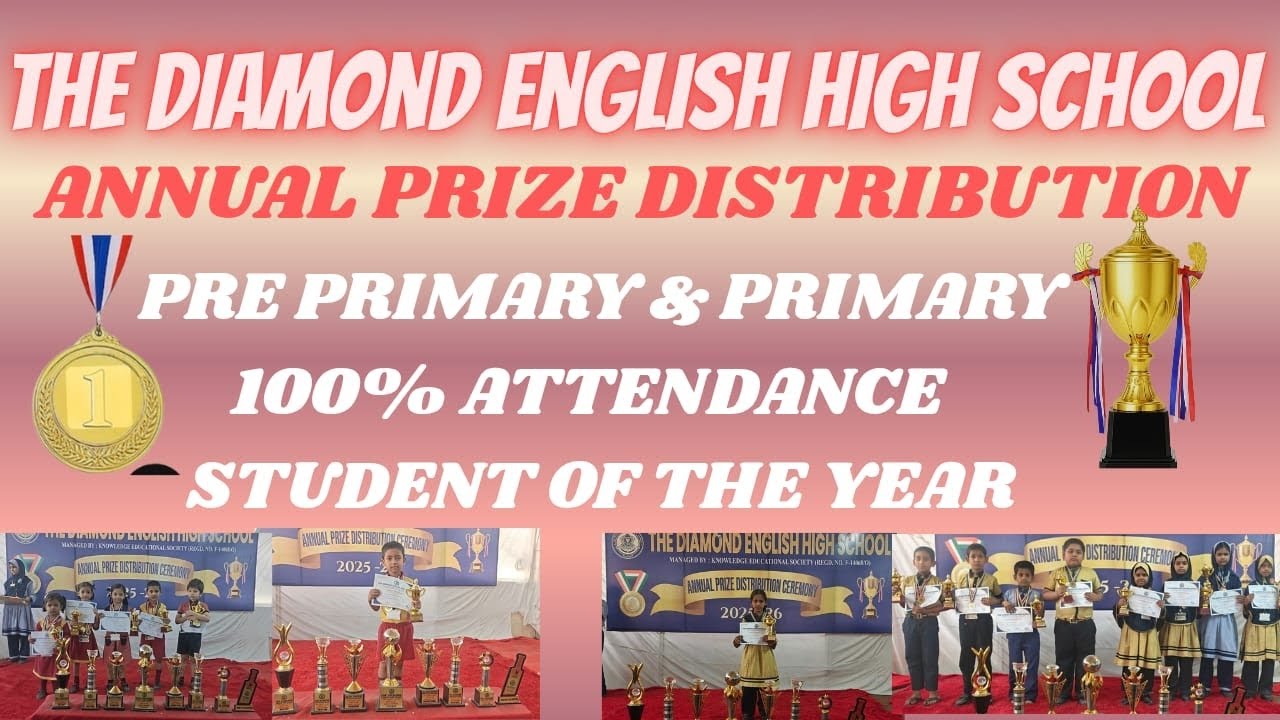 Pre - Primary & Primary ( 100% Attendance Student of the year)